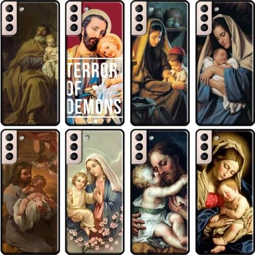 Jesus Christ God bless you Cover For Samsung Galaxy S20 FE S8 S9 S10 Plus Note 9 10 Note 20 Ultra S21 Phone Case