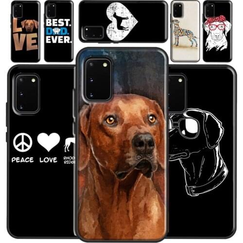 Rhodesian Ridgeback Dog Phone Case For Samsung Galaxy S21 S20 FE S10 S9 S8 Plus S10e Note 20 Ultra Note 10 Plus