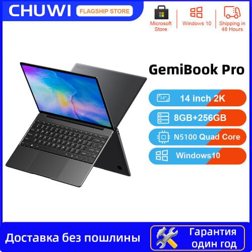 CHUWI GemiBook Pro 14inch windows 10 Laptop Intel Gemini lake J4125 Quad Core 16GB RAM 512GB SSD With backlit keyboard BT5.1