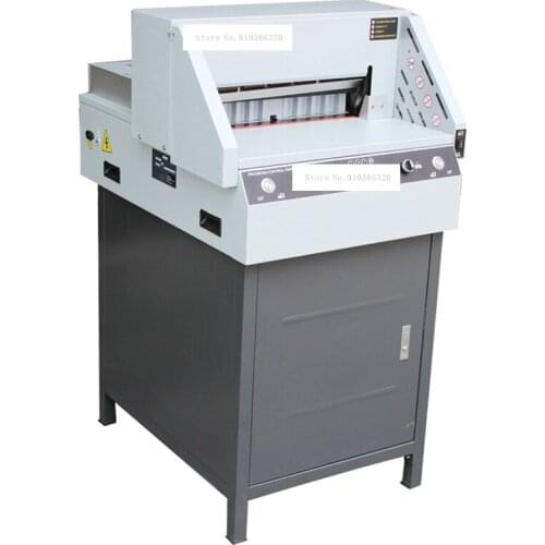 Electric Digital Paper Cutter E460R Automatic Paper Guillotine Cutting Width 460mm Thickness 600 Pages 110V/220V Paper Trimmer