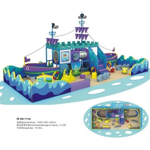 EN1176 certified indoor playground