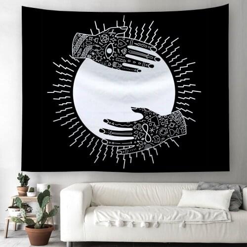 Mandala Tapestry India Wall Hanging Tapestry Hippie Colored Printed Buddhism Rug Home Decor Thin Yoga Matt Mandala Beach Towel