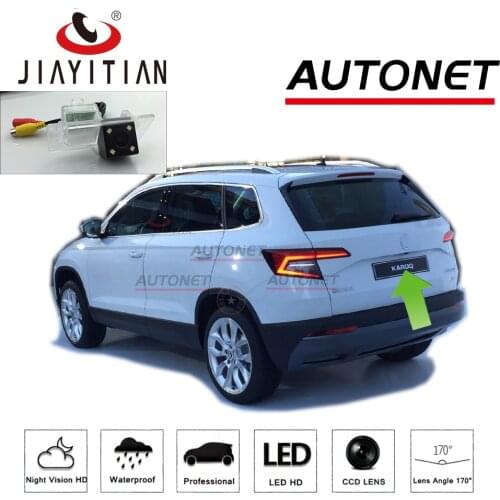 JIAYITIAN rear view camera for skoda Karoq 2017 2018 2019/CCD/Backup camera Parking Camera/Night Vision/License Plate camera