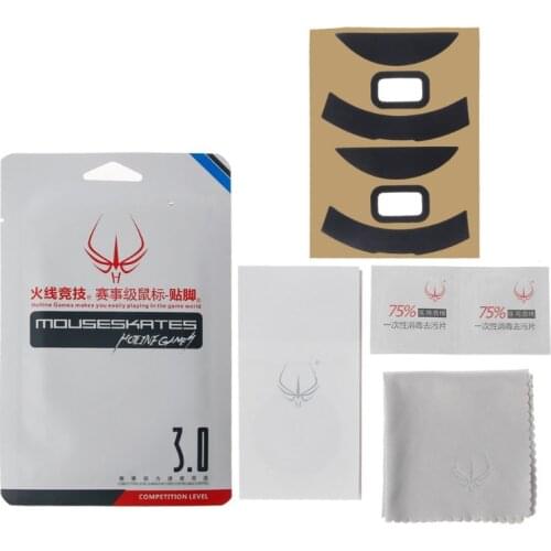2 Sets/Pack Original Hotline Games Competition Level Mouse Feet Mouse Skates Gildes for razer Deathadder Elite Mouse 0.6mm Thick