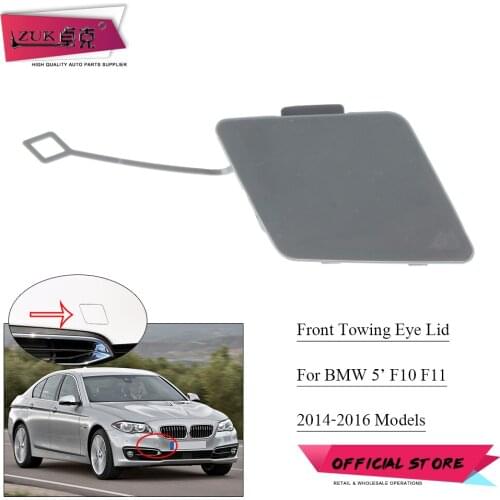 ZUK Tow Hook Cap Trim Garnish Shell Lid Front Towing Eye Cover 51117332682 For BMW 520 525 528 530 535 550 F10 F11 F18 2014-2016