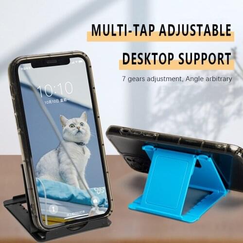 Square Foldable Mobile Phone Holder Multi-angle Adjust Desk Stand Portable Phone Tripod For iPhone Xsmax Huawei P30 Xiaomi
