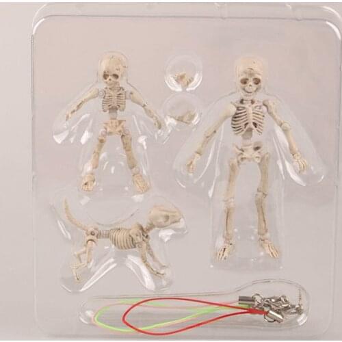 2.5 inch PVC Human Skeleton Model Anatomical Model Horror Halloween Party Decoration Skeleton