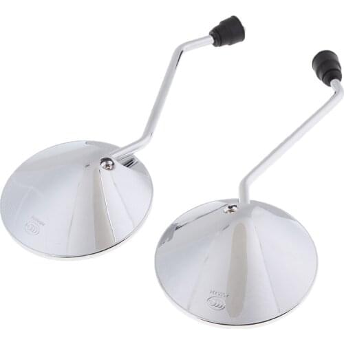 8mm Motorcycle Rearview Side Mirrors for Motorbike Dirt Bike Scooter