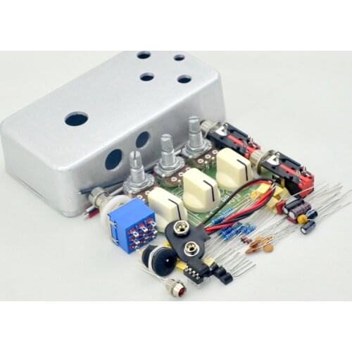 New DIY Guitar Distortion Pedal Kits True bypass with 1590B High Quality enclosure Guitar Parts & Accessories