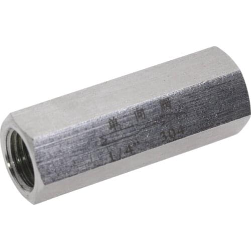 304 stainless steel check valves gas water one-way valve 1/8'' 1/4'' 3/8'' 1/2