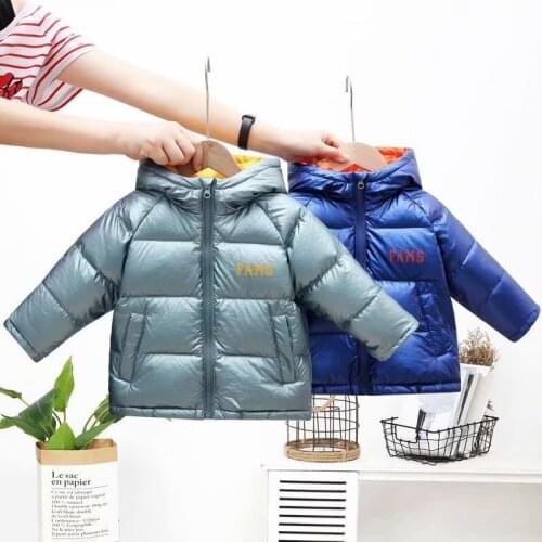 Boys Girls coats winter Outerwear Autumn Winter Down Jacket Teenagers Boys Parka Christmas Windbreak clothes