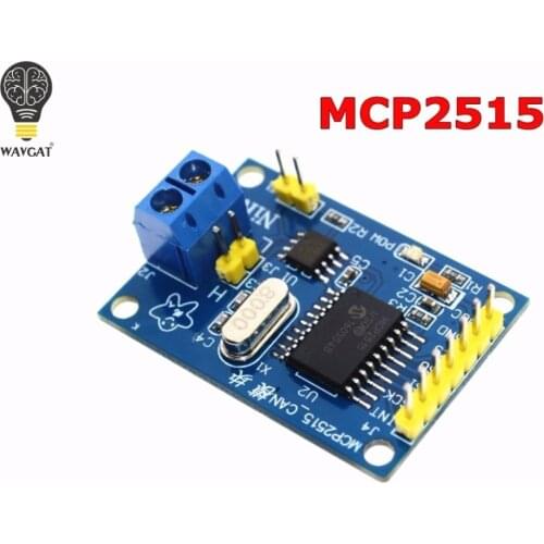 WAVGAT MCP2515 CAN Bus Module Board TJA1050 Receiver SPI For 51 MCU ARM Controller NEW