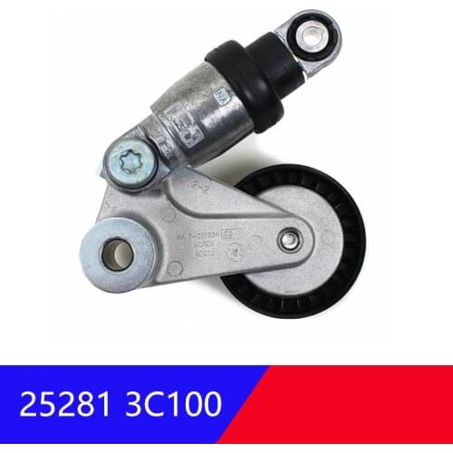 For hyundai Santa fe for Kia Sorento Sedona Borrego 3.3 3.5 3.8 Genuine Belt Tensioner Pulley 252813C100 252813C100