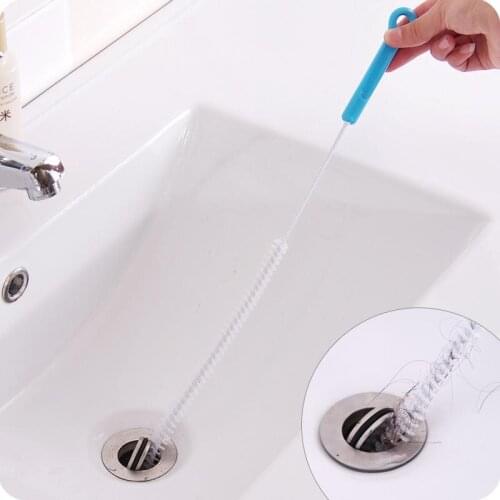 Pipe Cleaning Brush Dredge Tool Bendable Sink Tub Toilet Practical For Home Kitchen для чистки засоров труб afvoer drain choke