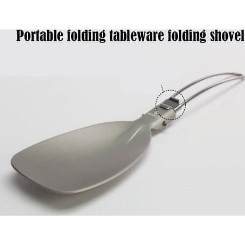 Portable Shovel Folding Tableware Folding Shovel Lightweight