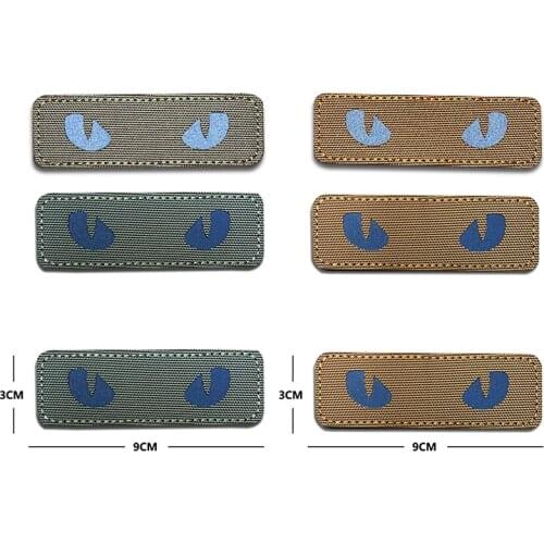 Cat Eyes Tactical IR Patches Eagle eye Military Combat Glow In Dark Badge For Tactical Helmet Bag Jacket military patches