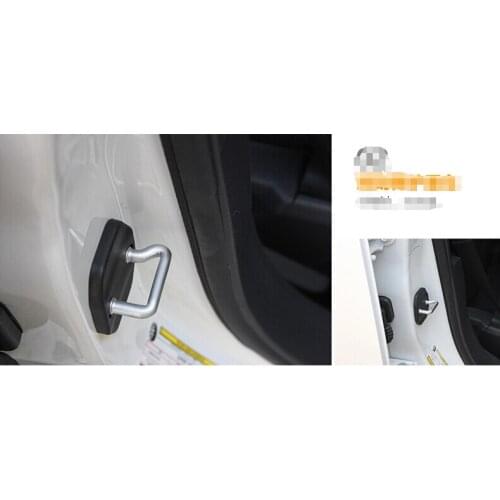 Yimaautotrims For Jeep Grand Cherokee / Wrangler / Compass 2009 - 2019 Door Lock Buckle Cover Pad Guard Plastic Protective Cover