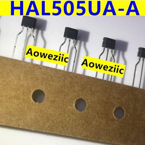 10Pcs 505A for weak magnetic detection Hall element HAL505UA-A Bipolar latch magnetic sensor HAL505UA Speed measuring sensor