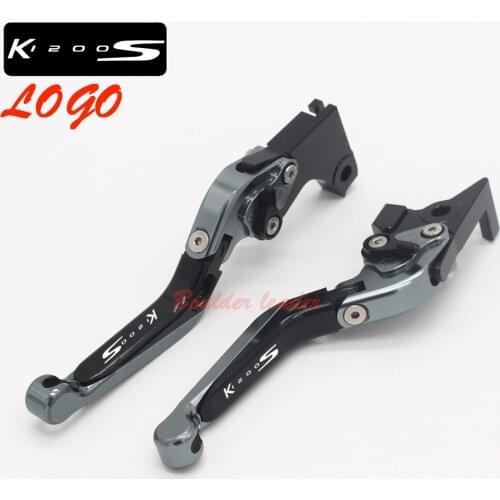 13 Colors CNC Adjustable Folding Extendable Motorcycle Brake Clutch Levers For BMW K1200S K 1200 S 2004 2005 2006 2007 2008