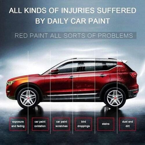 150ml Car Coating Paint Care Waterproof Liquid Polishing Sponge Repair Wax Wax Scratch Towel Paint and Car E0L4