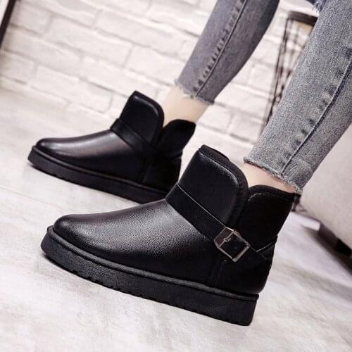 Fashion Winter Women Snow Boots Warm Short Plush Soft Ladies Plus Size Ankle Boot Womens Fur Platform Female Casual Shoes