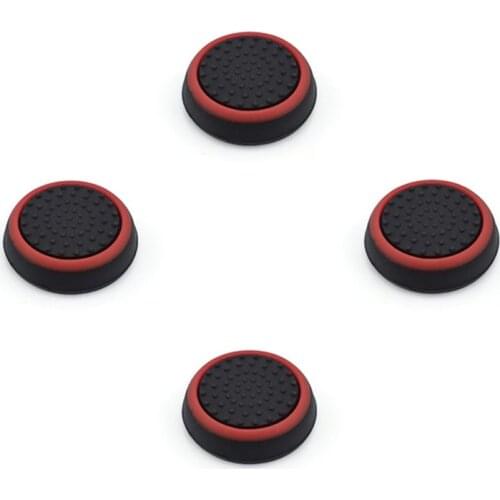 4PCS Thumb Stick Grips Caps For PS4 Pro Slim Silicone Analog Thumbstick Grips Cover For Xbox PS3 PS4 Accessories