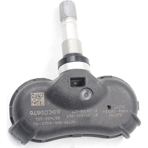 42753-SNA-A830-M1 Tire Pressure Monitoring System Tire Pressure Sensor TPMS Sensor For Honda Odyssey 2008-2013 315 MHz