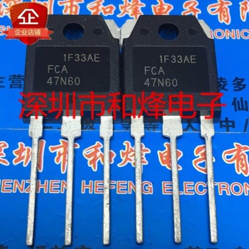 5PCS FCA47N60 TO-3P 600V 47A 100% New&original