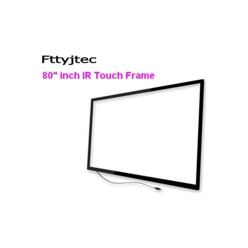 Fttyjtec 80 inch Multi 10 Touch Point Infrared Touch Screen Overlay IR Touch Screen