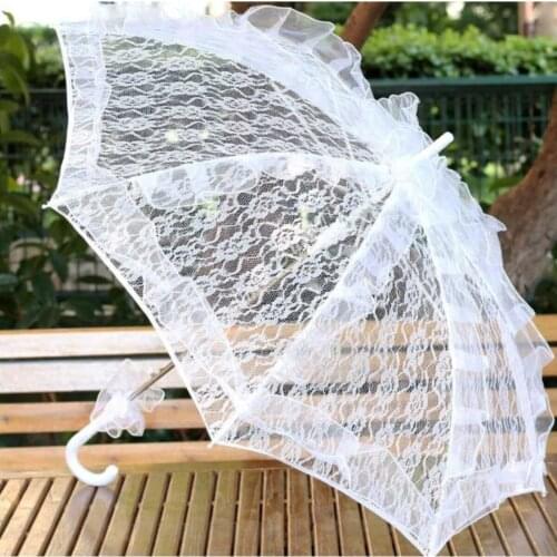 Lace Bridal Umbrella Ecru Color Bridal Umbrella Elegant Umbrella Ecru Umbrella