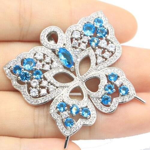 33x22mm Anniversary Green Peridot CZ Women Daily Wear 925 Sterling Silver Pendant