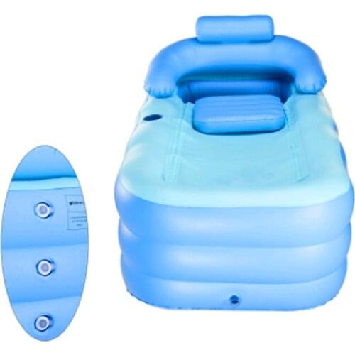 Multifunctional Practical Blow Up Adult Children Thicken PVC Folding Bathtub Cold-resistant Warm Inflatable