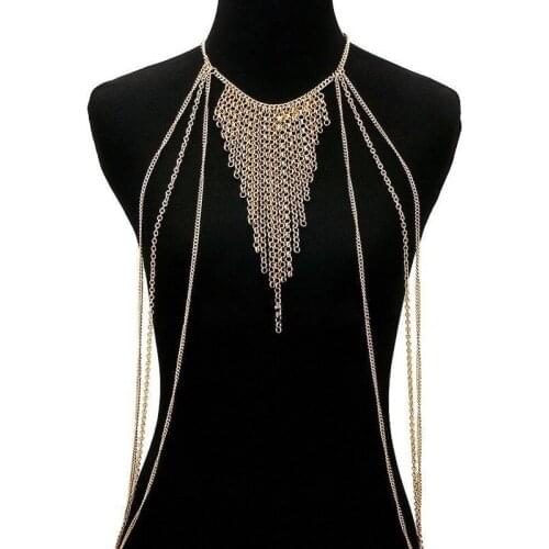 Fashion hot Simple body belly tassel chain necklace sexy women summer beach bikini Accessories multiple styles hot goods