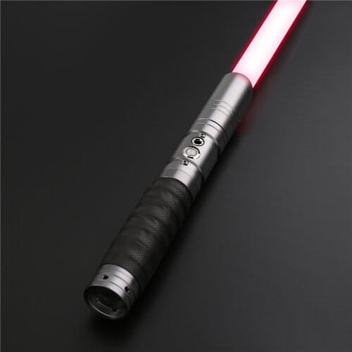 TXQ Lightsaber toys Metal Hilt Heavy 12 Color RGB LED Change Force 10 Sound Fons Blaster Saber laser juguetes para niños GIFT
