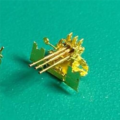Mini 25MM Metal Anti-aircraft Gun Model Assembly Kit for 1/350 Model Ship Upgrade Parts