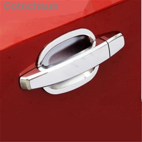 Cotochsun Car styling Door Handle Bowl Covers sticker case for Chevrolet CRUZE Trax sedan hatchback 2009-2016,auto accessories