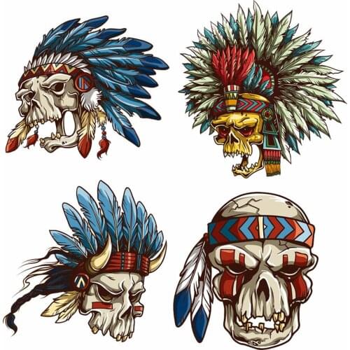 ZOTOONE Skull stickers for iron transfer clothes DIY accessory t-shirt dresses washable heat transfer