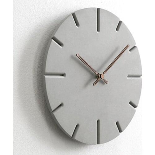 Simple Nordic Wall Clock Modern Design Silent Wooden Art Silent Wall Clock Special Stylish Relogio Parede Home Decoration WE50WC