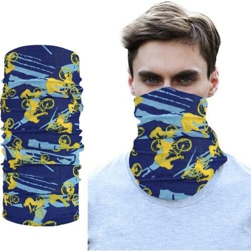 Novelty Bicycle Seamless Outdoor Sport Bandanas Summer Neck Warmer Ride Bike Magic Scarf Cycling Headband Designer Headwear