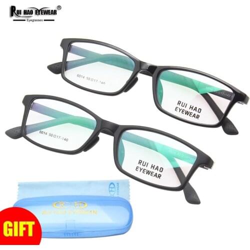 TR90 Eyeglasses Frame Leisure Optical Glasses Suitable for Men Women Kids Spectacles Frames Rui Hao Eyewear Brand 6014
