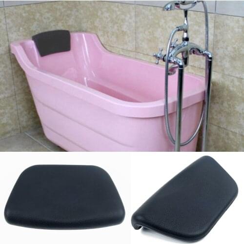 New Anti-slip Bath Pillow Bathtub Spa Head Rest Neck Support Back Comfort Tub Wooden Barrel Holder Waterproof