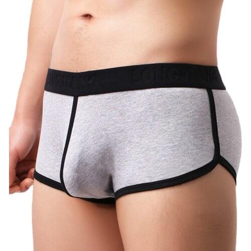 Mens Boxer Shorts Underwear Sets Men Sexy U Convex Boxers High Quality Natural Cotton Male Panties Low Waist Hombre Boxershorts