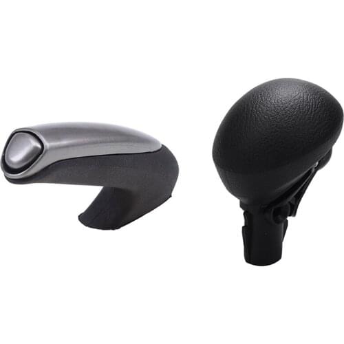 2 Pcs Car Accessories: 1 Pcs Car Parking Handbrake Cover Lever Shell Kit & 1 Pcs Shifting Ball Head Change Lever Knob
