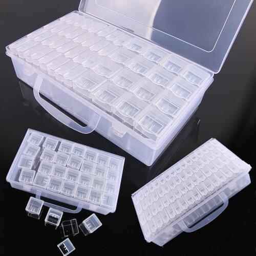 32/48 /64 boxs Diamond Painting Tools Accessories Storage Box Beads Container Diamond Embroidery Stone Mosaic Convenience Box