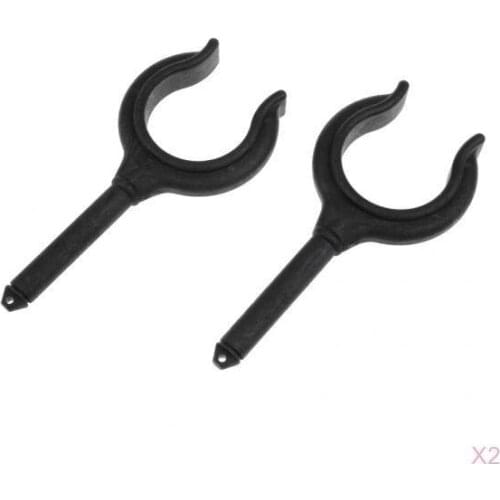4pcs Rowing Oar Paddle Holder Rudder Mount Paddle Clip Mount For 1 3/4 "Rowing Rod