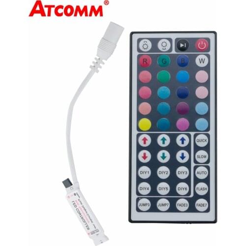44 Key RGB LED Strip Controller DC12-24V RF Wireless RGB Dimmer For SMD 5050 3528 RGB LED Strip Light Diode Ribbon Tape lamp