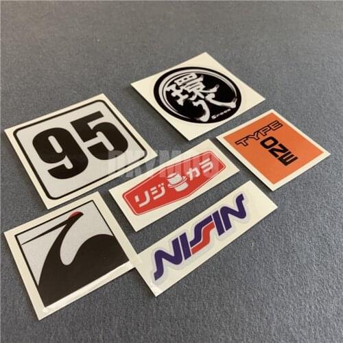 6x Car Styling Vinyl Auto Body Window Sticker Decal for 95 Spoon Sports TYPE ONE EK9CD5FD2GK5JDM