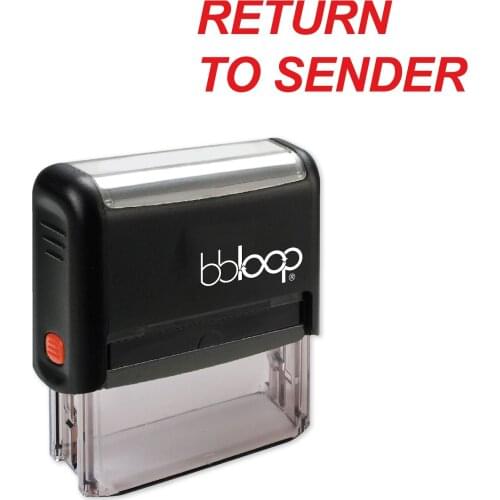 Bbloop Return w/Italic block Style Font and Design Self-Ink