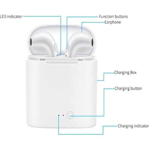 2020 Electronic Twins Headset BT Wireless i8x tws Earphones i7s tws i8 With Charging Box