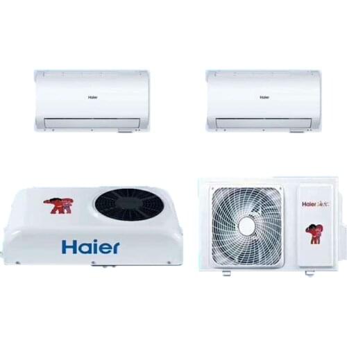 24V Truck Parking Air Conditioner Frequency Conversion Refrigeration Truck Special Excavator Vehicle Electric Air Conditioner